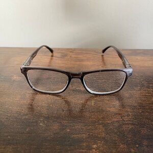 Women's Montrose Eyeglasses Frames Only Grey Rectangular 53-17-135 Classic Style